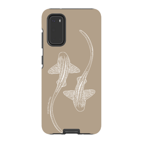 Samsung Tough Case - Leopard Sharks Outline Natural