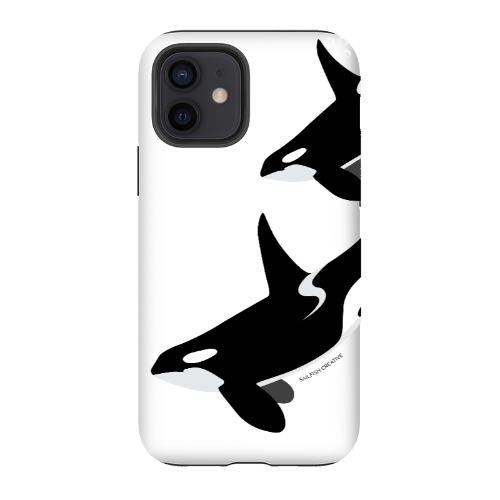 iPhone Tough Phone Case - Orca Killer Whale White - Sailfish Creative