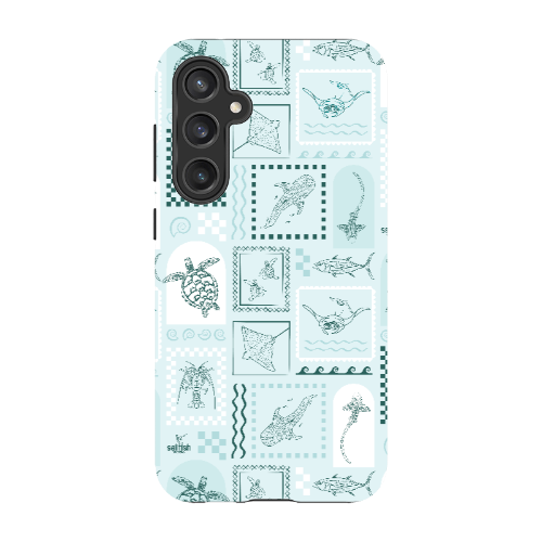 Samsung Tough Case - Arches Print Teal