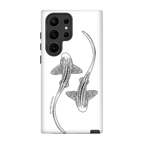 Samsung Tough Case - Leopard Sharks Outline - Sailfish Creative