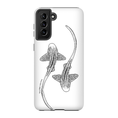 Samsung Tough Case - Leopard Sharks Outline - Sailfish Creative