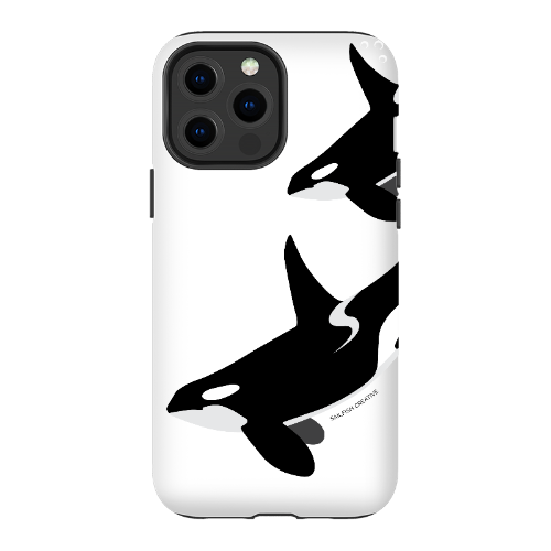 iPhone Tough Phone Case - Orca Killer Whale White - Sailfish Creative