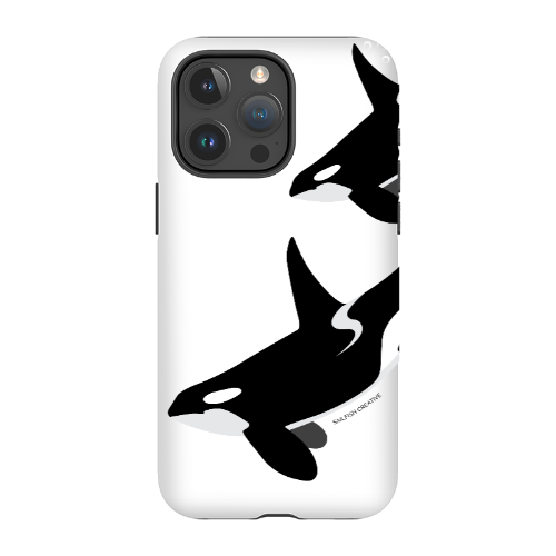 iPhone Tough Phone Case - Orca Killer Whale White - Sailfish Creative