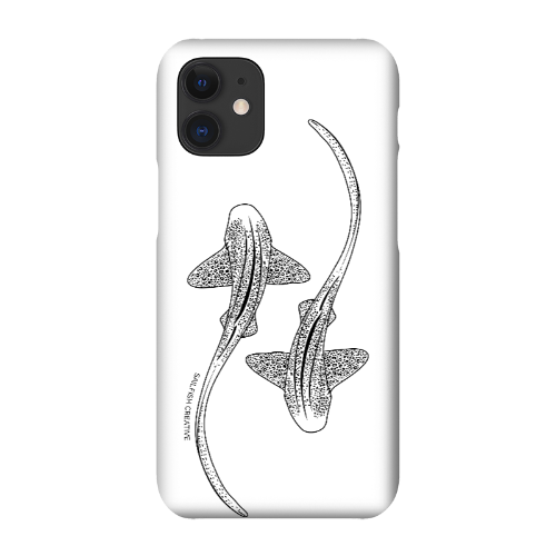 iPhone Snap Phone Case - Leopard Sharks Outline - Sailfish Creative