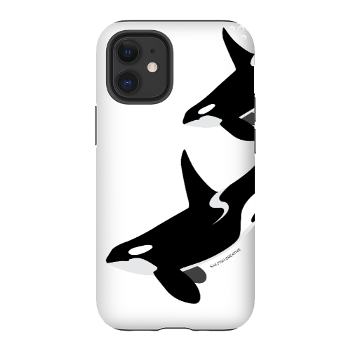 iPhone Tough Phone Case - Orca Killer Whale White - Sailfish Creative