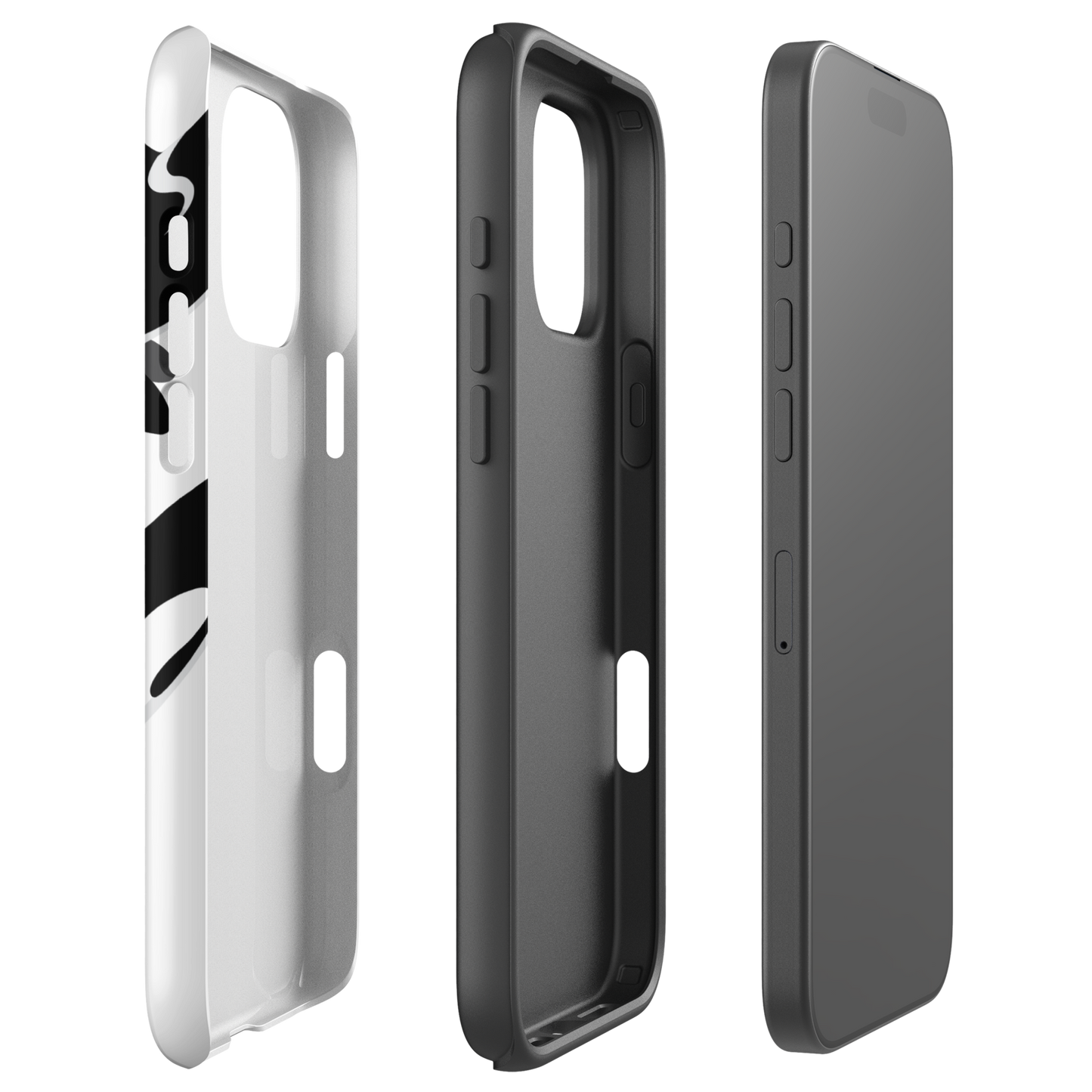 iPhone Tough Phone Case - Orca Killer Whale White - Sailfish Creative
