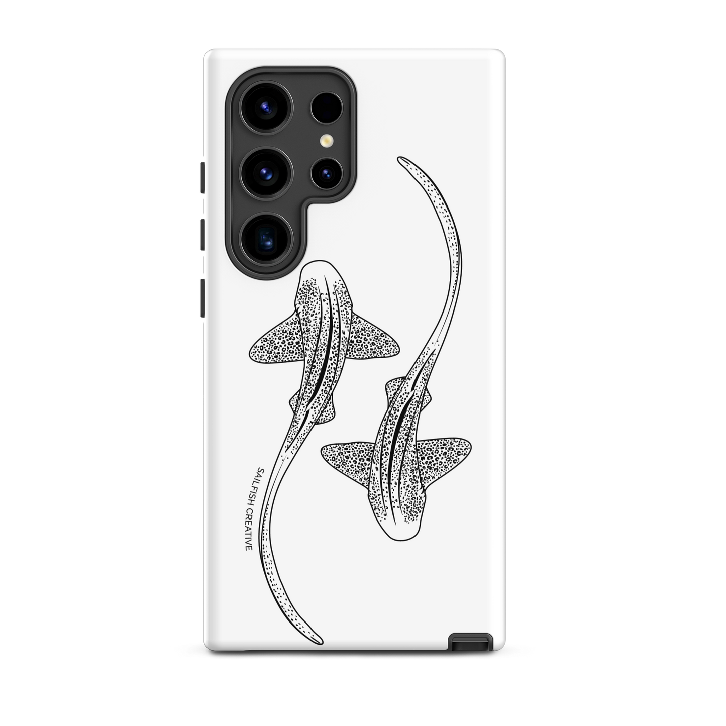 Samsung Tough Case - Leopard Sharks Outline - Sailfish Creative
