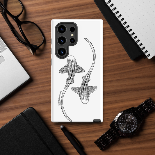 Samsung Tough Case - Leopard Sharks Outline - Sailfish Creative
