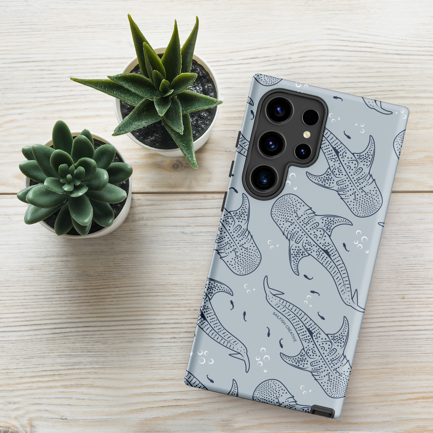 Samsung Tough Case - Whale Sharks Pattern - Sailfish Creative