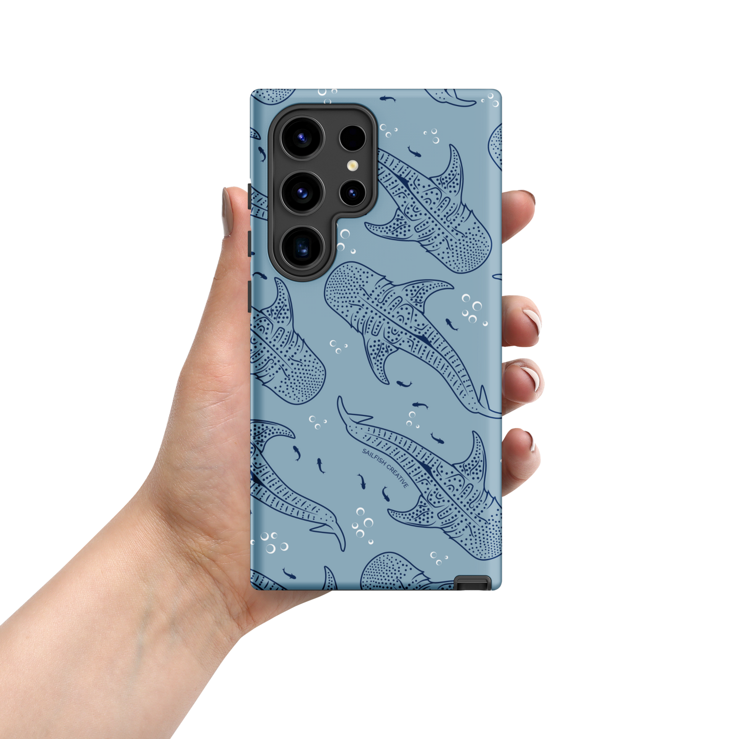 Samsung Tough Case - Whale Sharks Pattern Bluer - Sailfish Creative