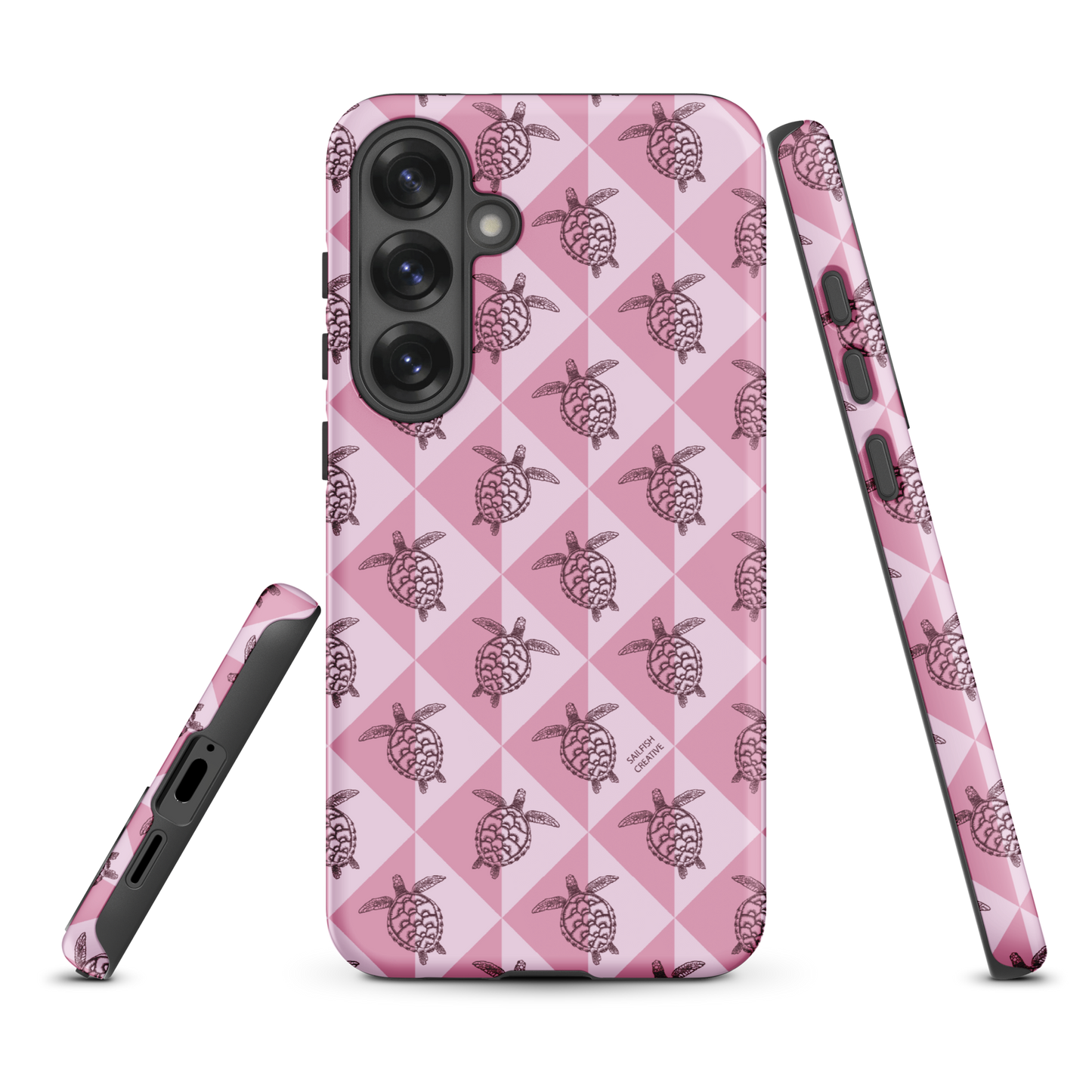 Samsung Phone Case - Turtle Diamonds Orchid