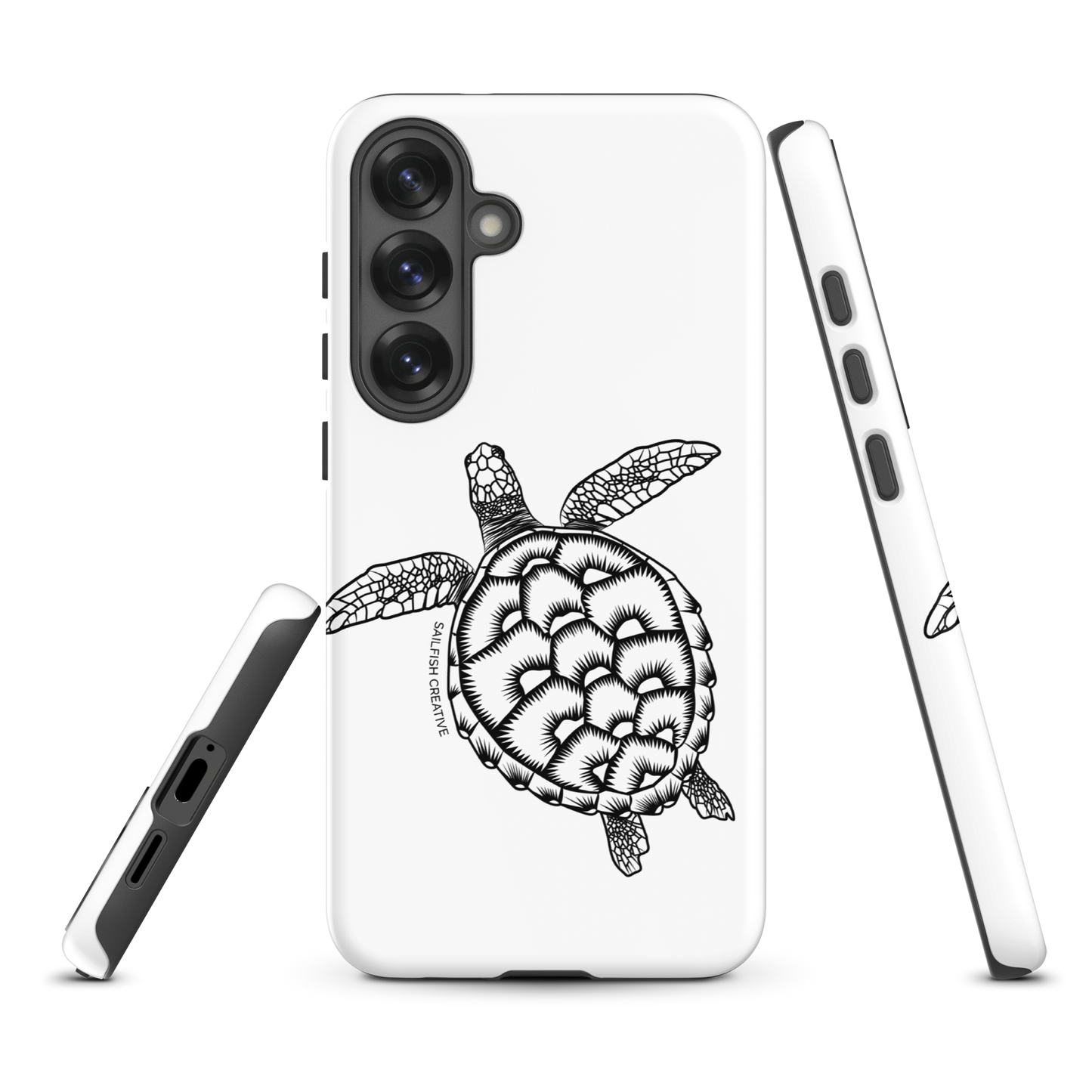 Samsung Phone Case - Turtle Outline