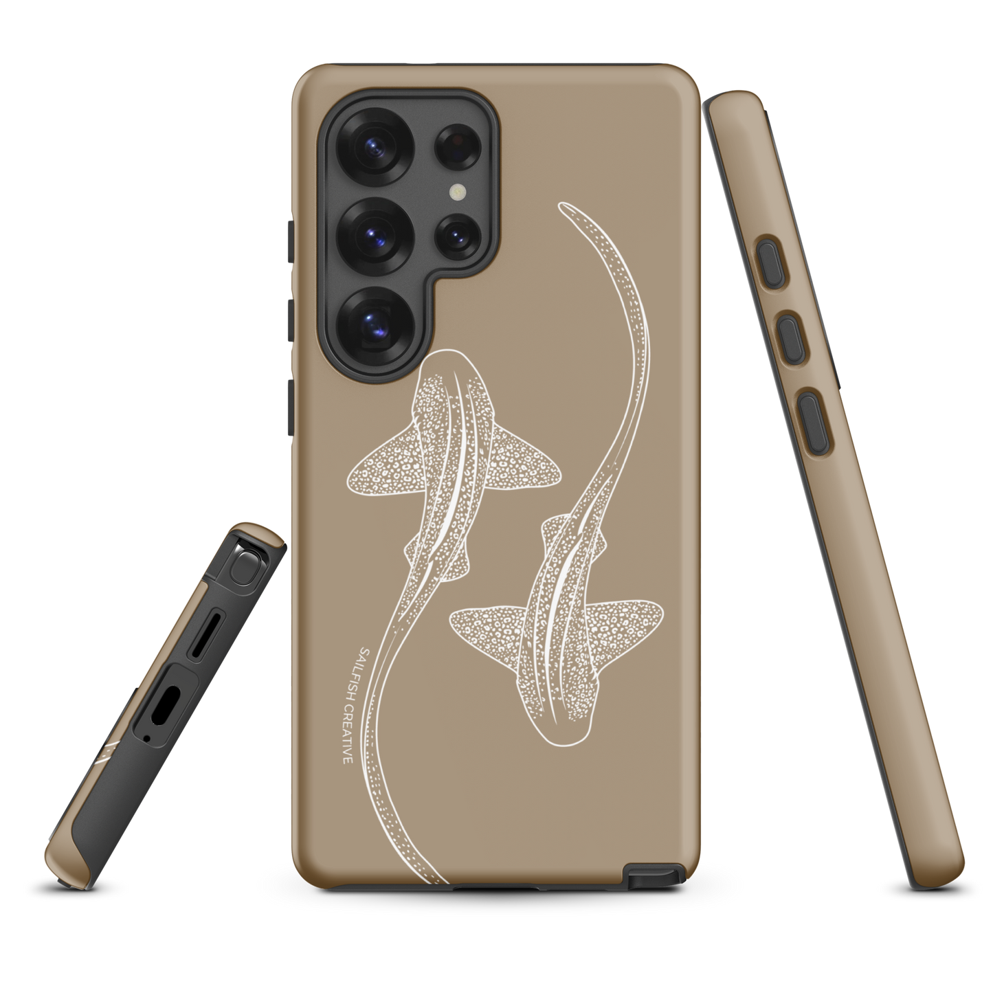 Samsung Tough Case - Leopard Sharks Outline Natural