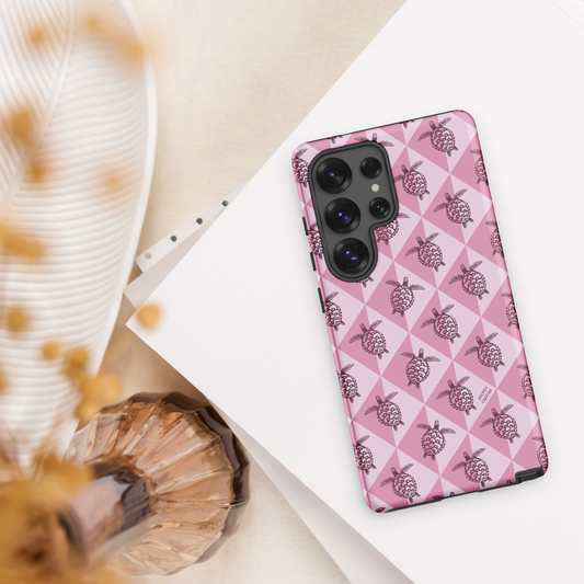 Samsung Phone Case - Turtle Diamonds Orchid