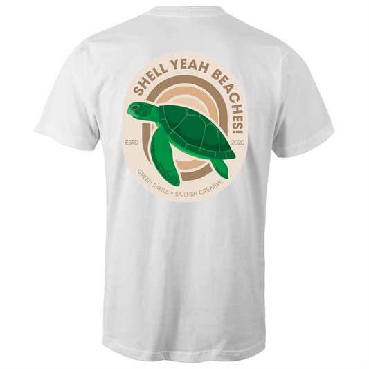 Shell Yeah Beaches - Mens T-Shirt - Sailfish Creative
