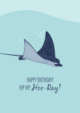 Load image into Gallery viewer, Birthday Card - Spotted Eagle Ray