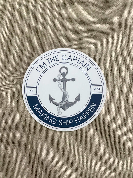 Sticker - Anchor and Chain Pun - Sailfish Creative