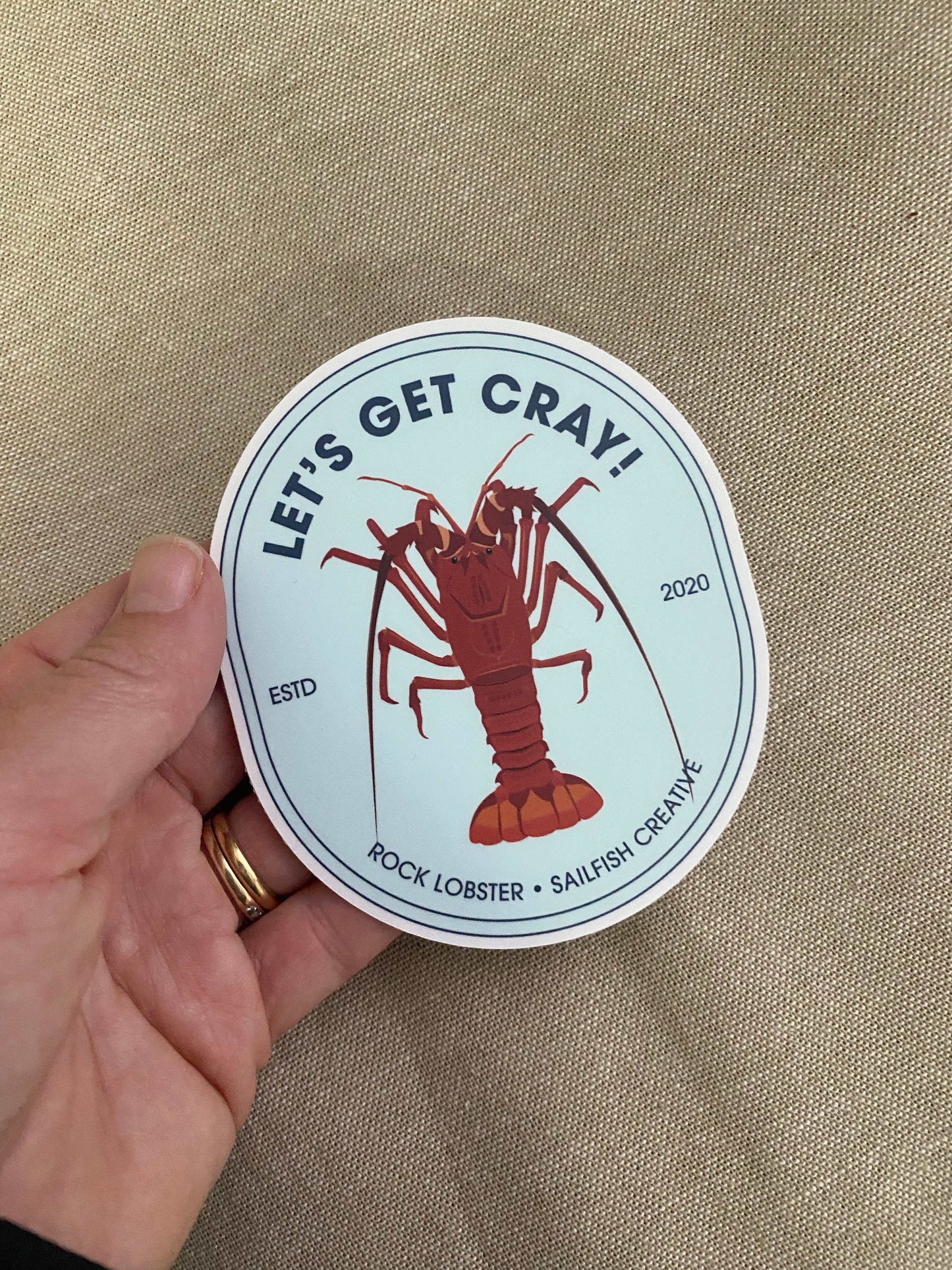 Sticker - Crayfish Pun - Sailfish Creative