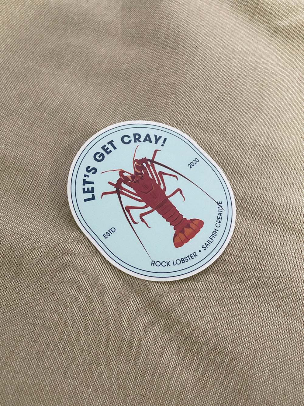 Sticker - Crayfish Pun - Sailfish Creative