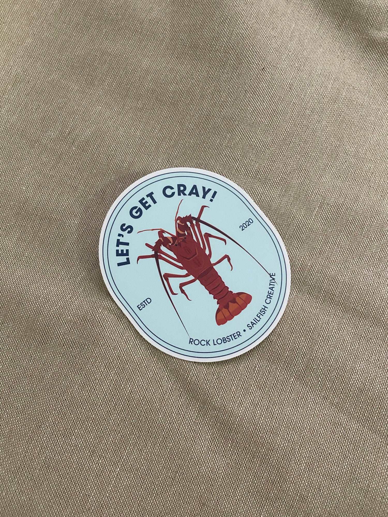 Sticker - Crayfish Pun - Sailfish Creative