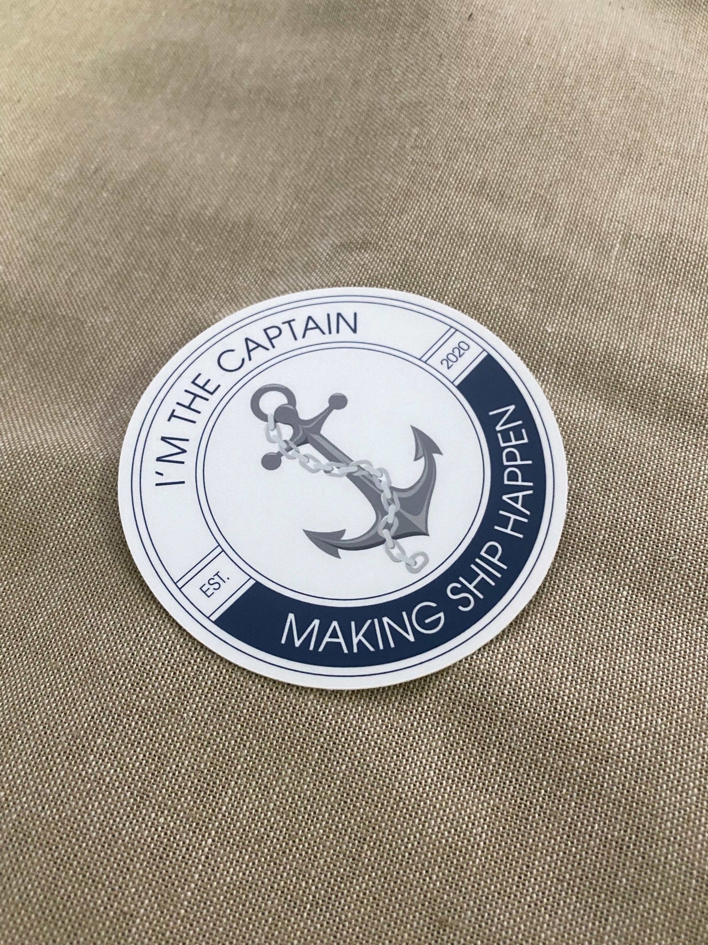 Sticker - Anchor and Chain Pun - Sailfish Creative