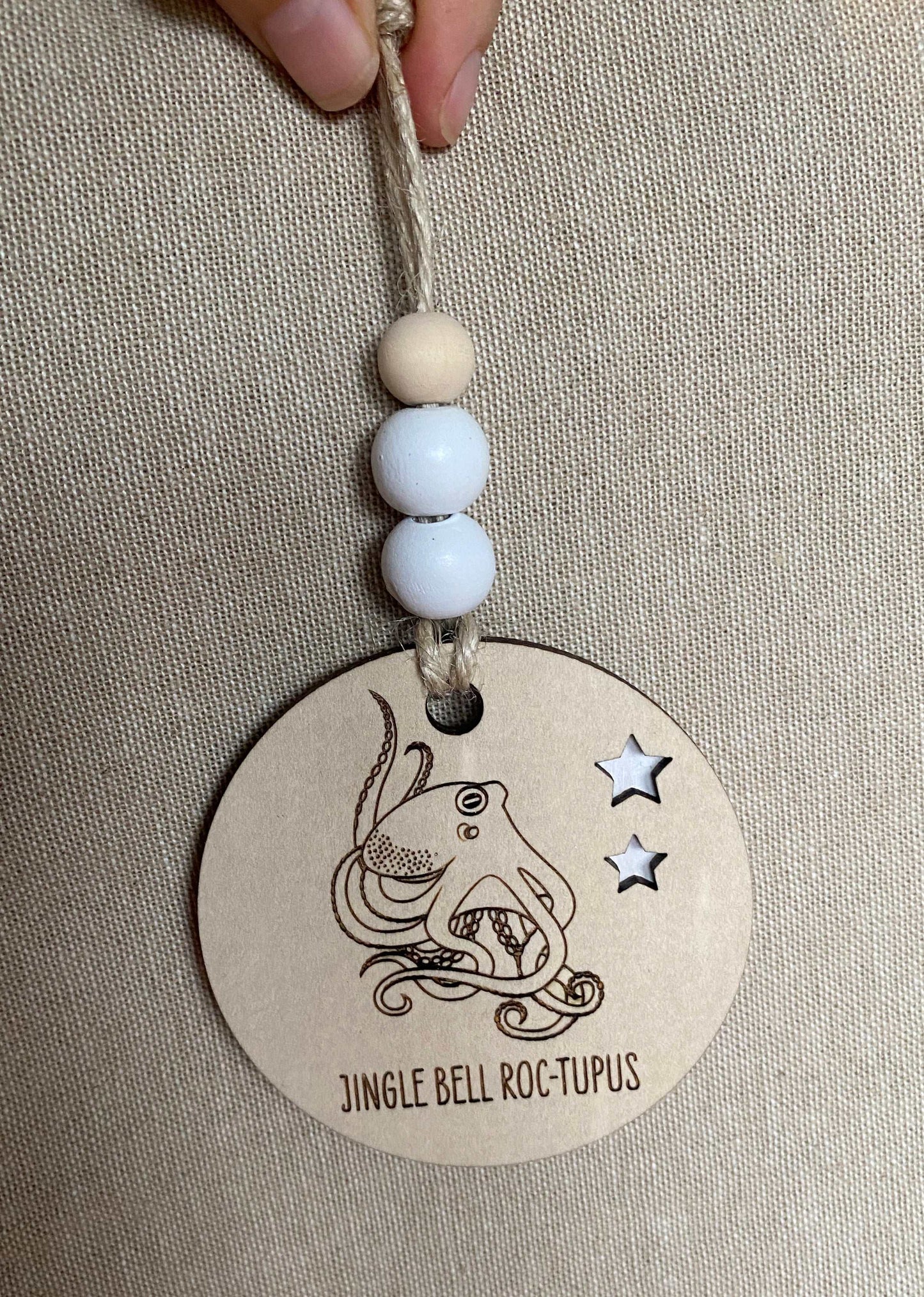 Wooden Christmas Decoration - Octopus - Sailfish Creative