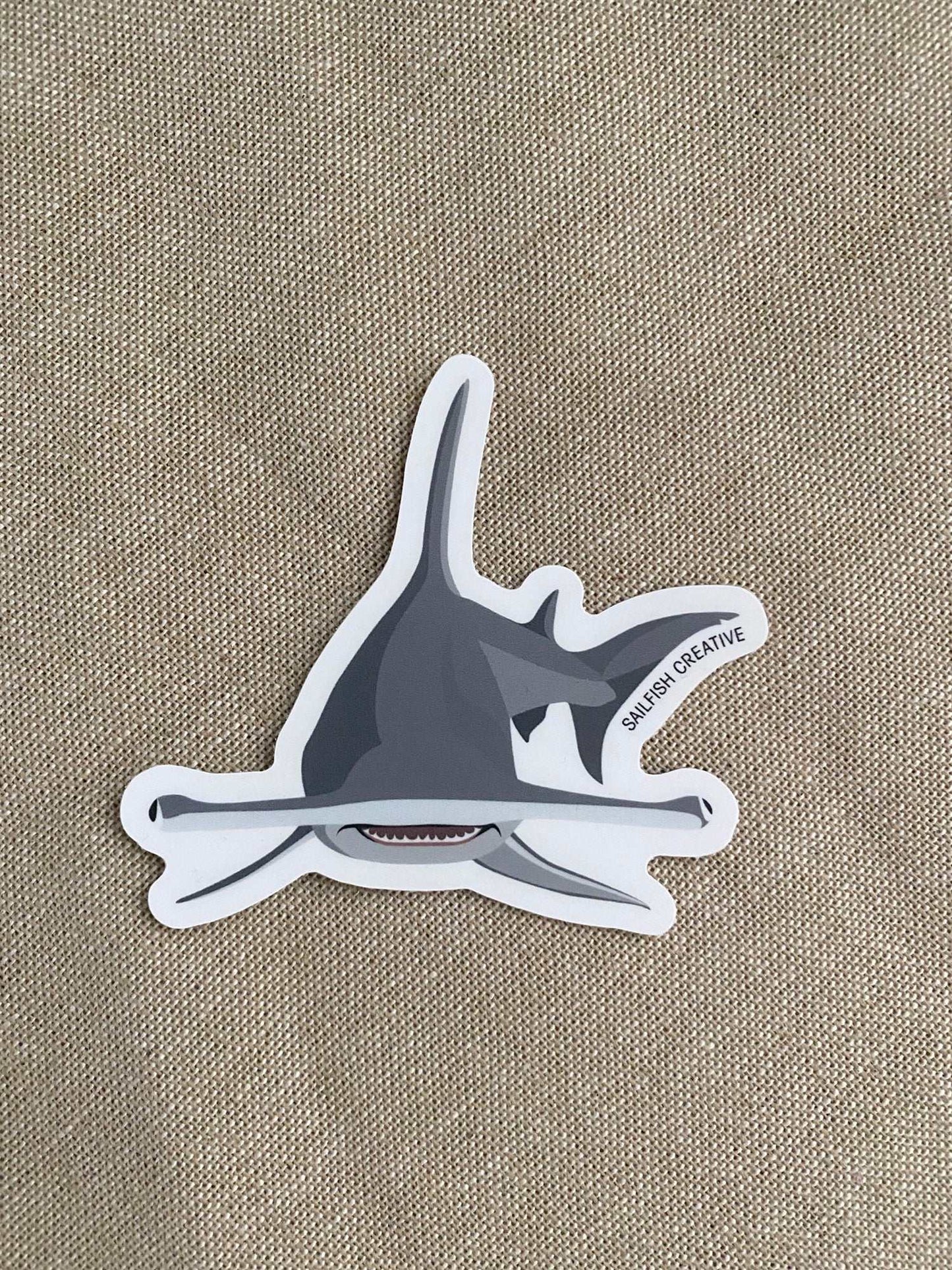 Sticker - Hammerhead Shark - Sailfish Creative