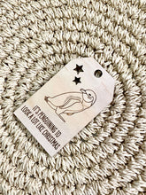 Load image into Gallery viewer, Wooden Christmas Swing Tag - Little Penguin