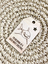Load image into Gallery viewer, Wooden Christmas Swing Tag - Great White Shark