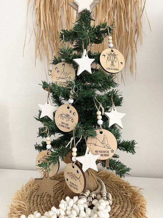 Wooden Christmas Decoration - Crayfish Rock Lobster - Sailfish Creative