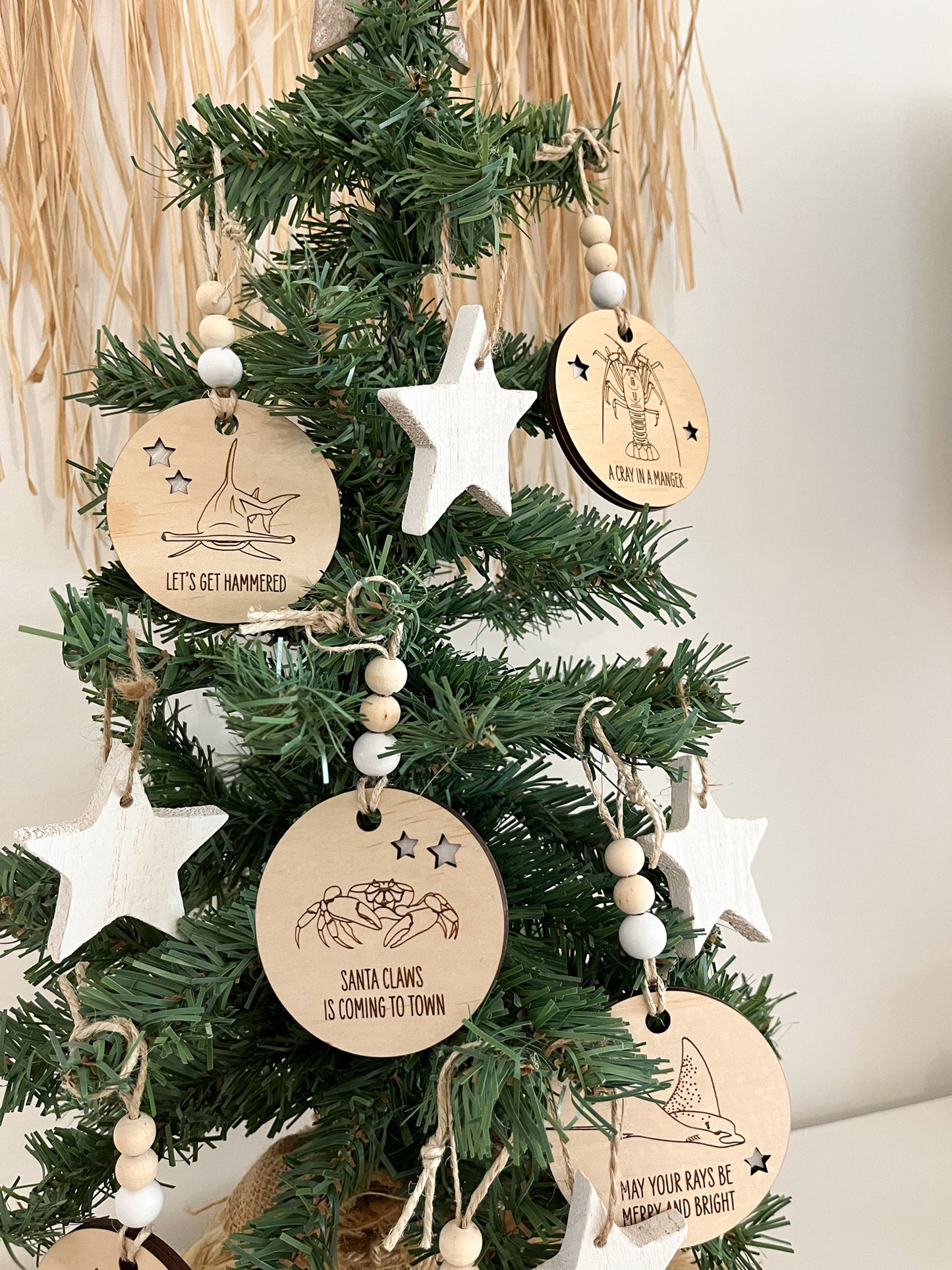 Wooden Christmas Decoration - Crab - Sailfish Creative