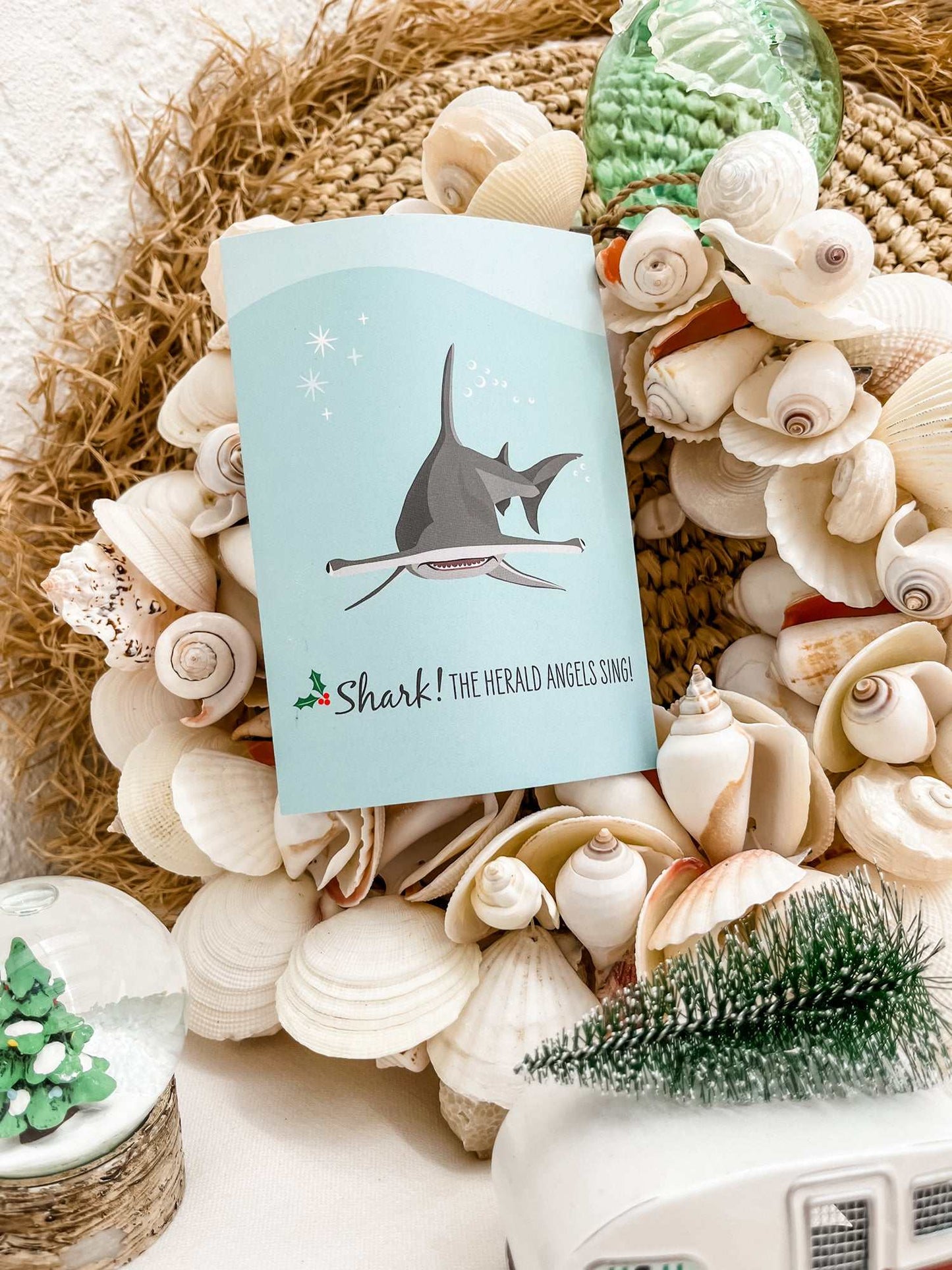 Christmas Card - Hammerhead Shark - Sailfish Creative