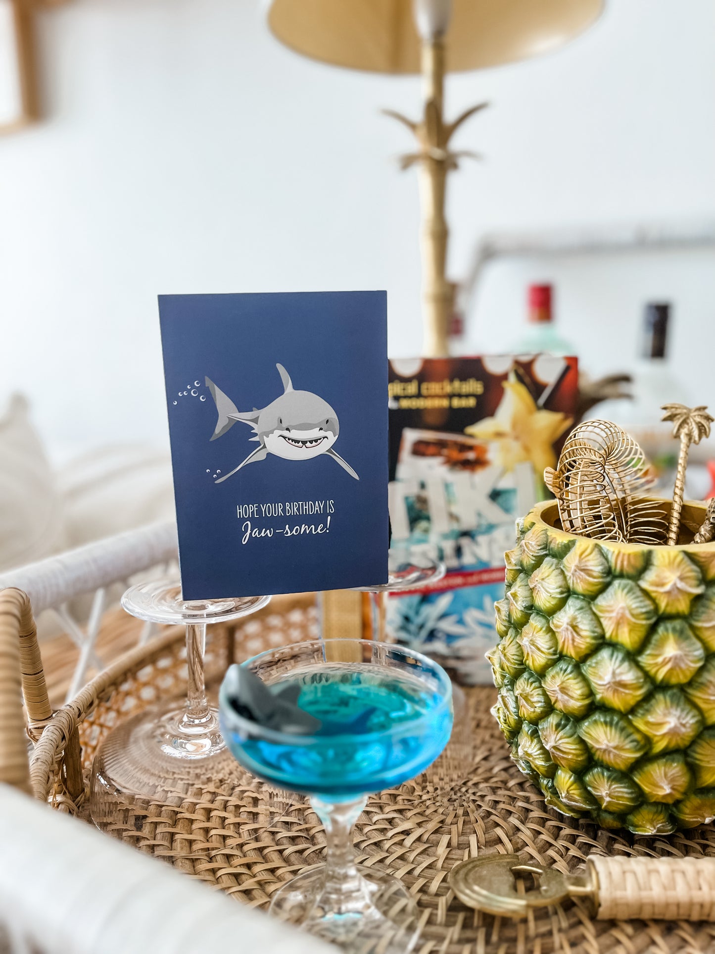 Birthday Card - Great White Shark - Sailfish Creative