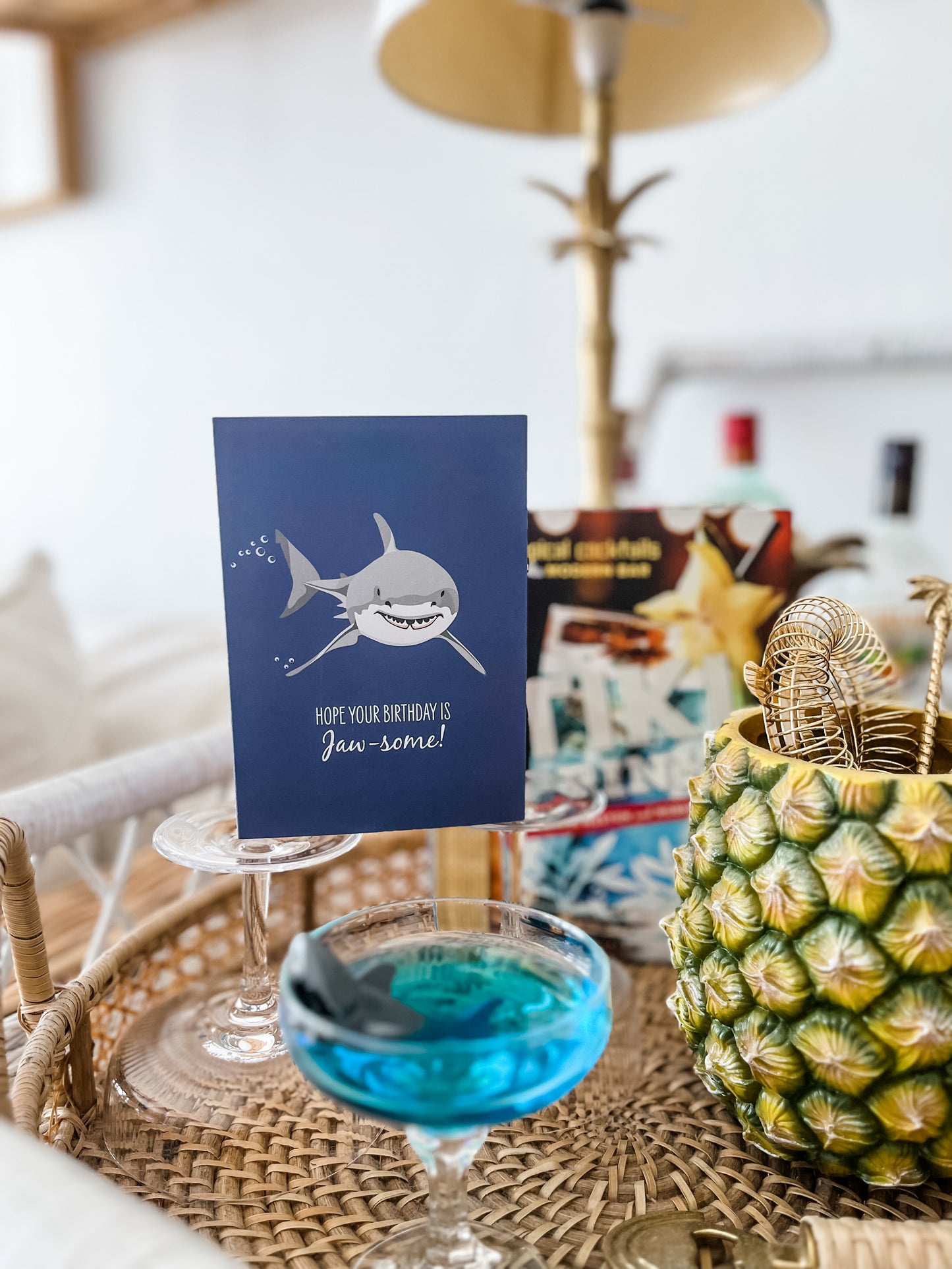 Birthday Card - Great White Shark - Sailfish Creative