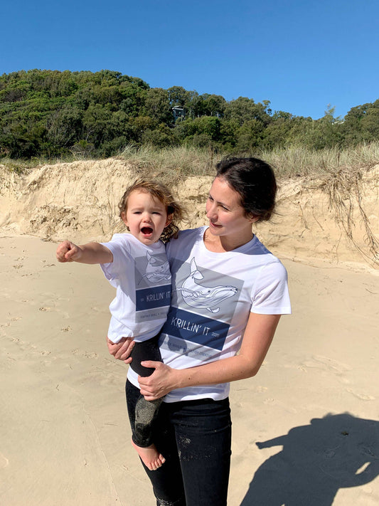 Krillin' It - Kids T-ShirtThis funny Humpback Whale tee is made from beautifully soft 180 GSM 100% combed cotton, this t-shirt is super comfy with a great cut.
Features neck ribbing, shoulderShirtsSailfish Creative