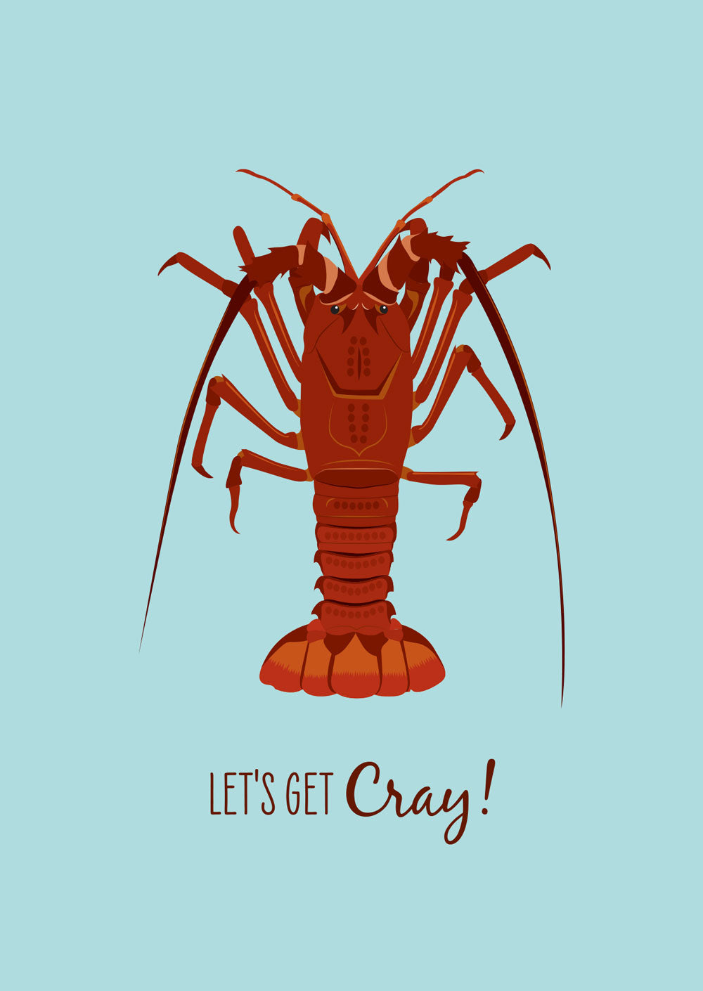 Other Card - Crayfish Spiny Lobster - Sailfish Creative