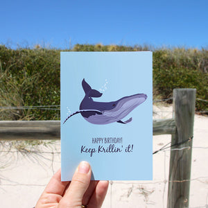 Birthday Card - Humpback Whale