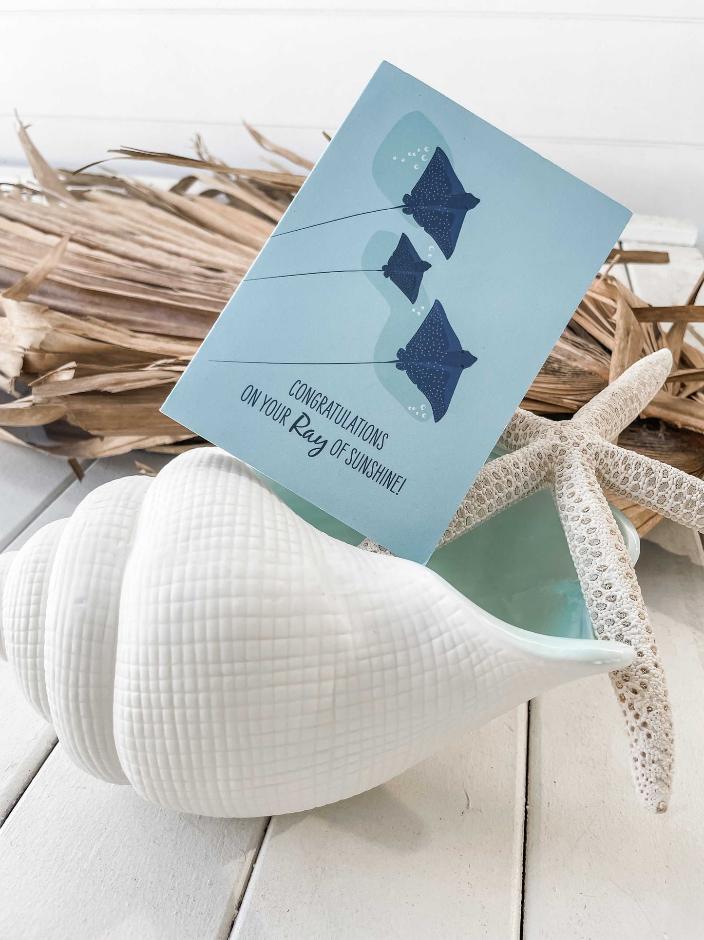 Baby Card - Spotted Eagle Rays - Sailfish Creative