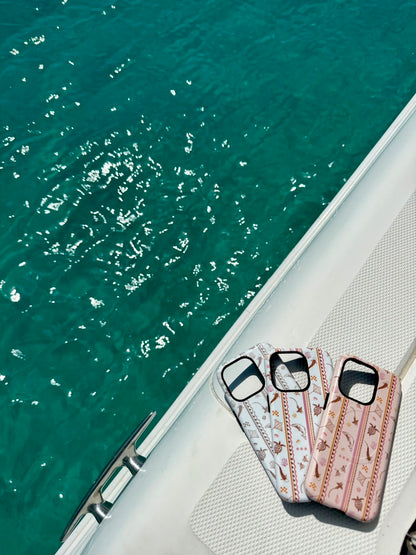 iPhone Phone Case - Candy Stripes on White