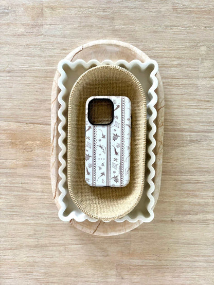 iPhone Phone Case - Candy Stripes Beige