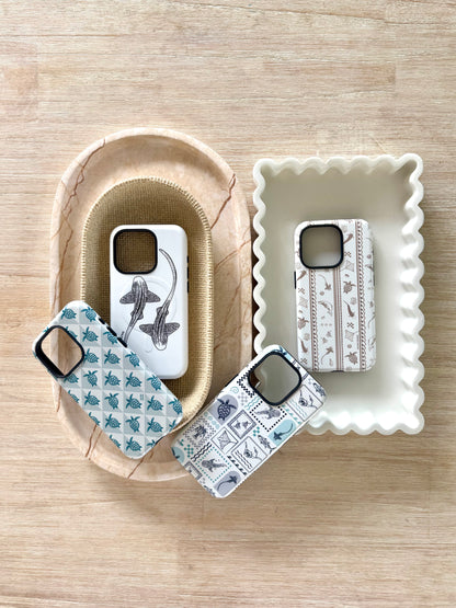 iPhone Phone Case - Leopard Sharks Outline