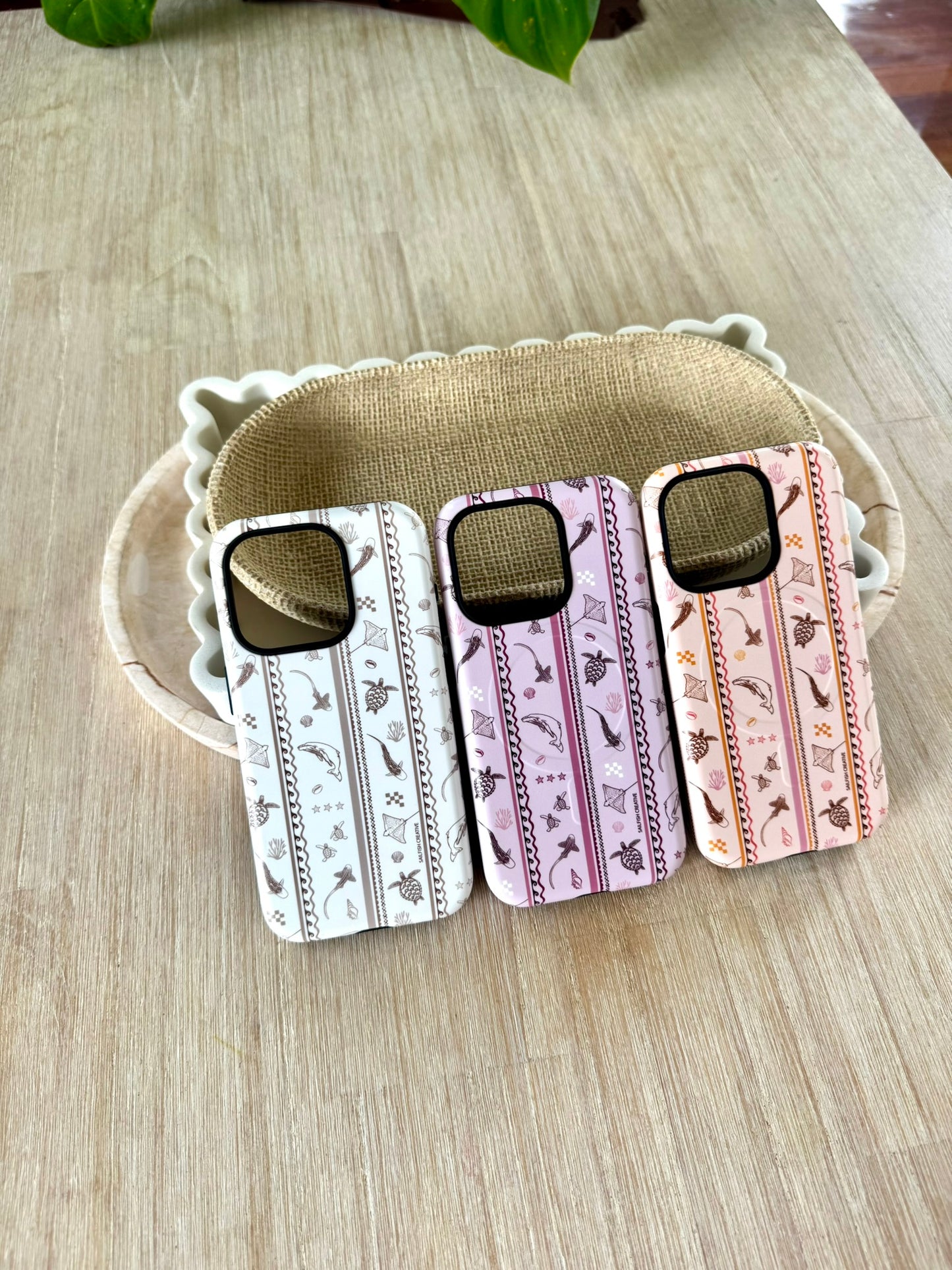 iPhone Phone Case - Candy Stripes Orchid