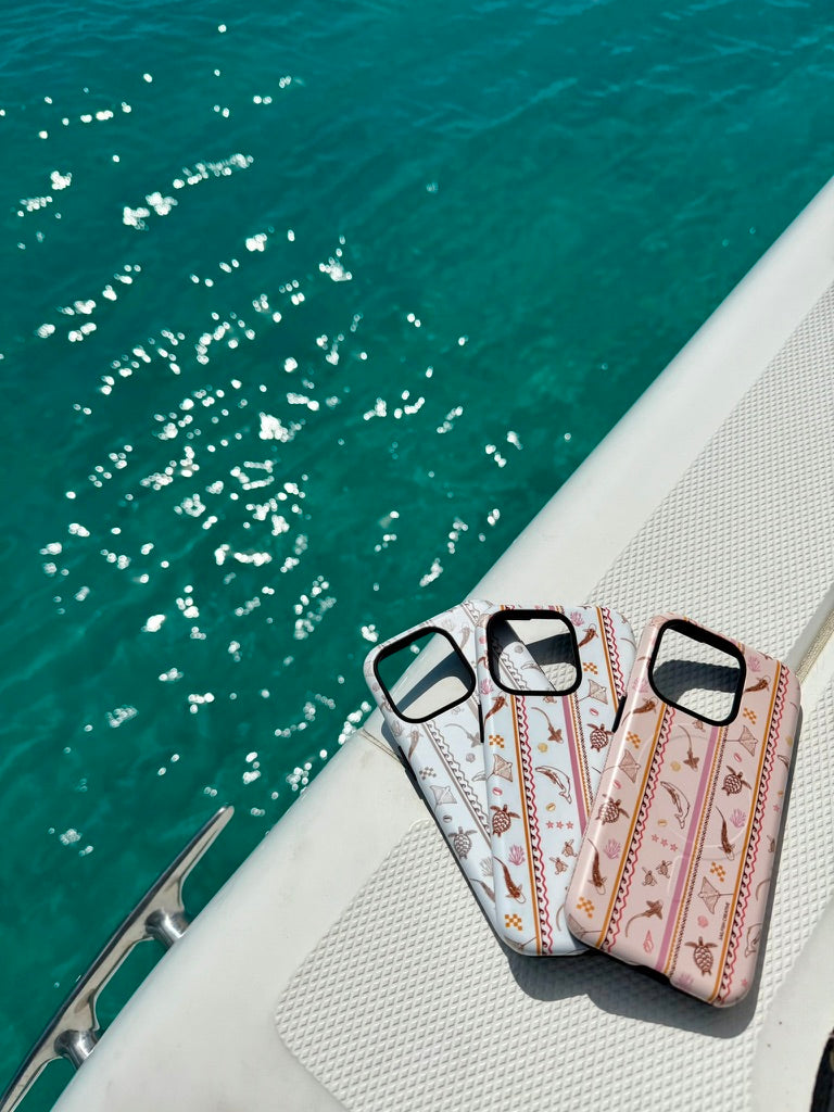 iPhone Phone Case - Candy Stripes on White