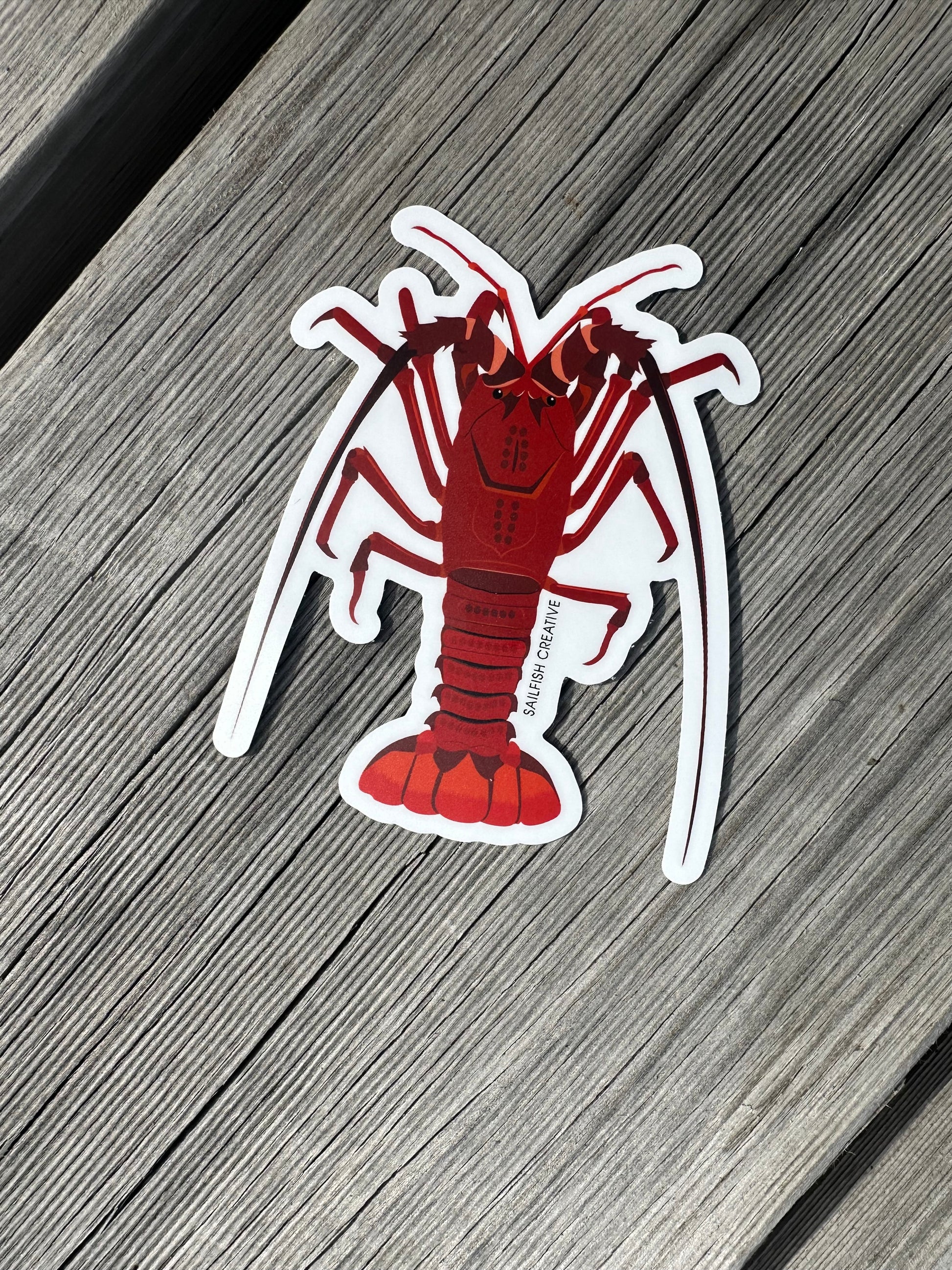 Sticker - Crayfish Rock Lobster - Sailfish Creative