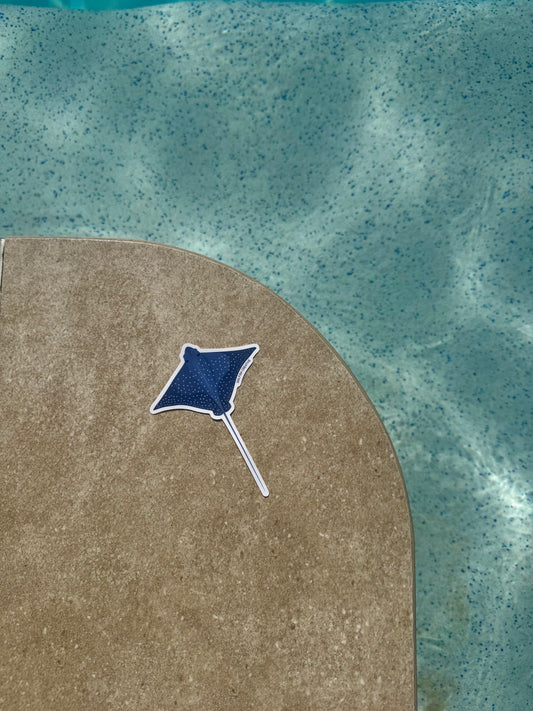 Sticker - Eagle Ray Birdseye - Sailfish Creative