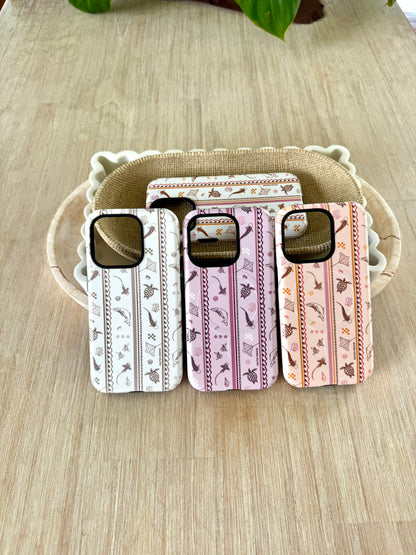 iPhone Phone Case - Candy Stripes Orchid