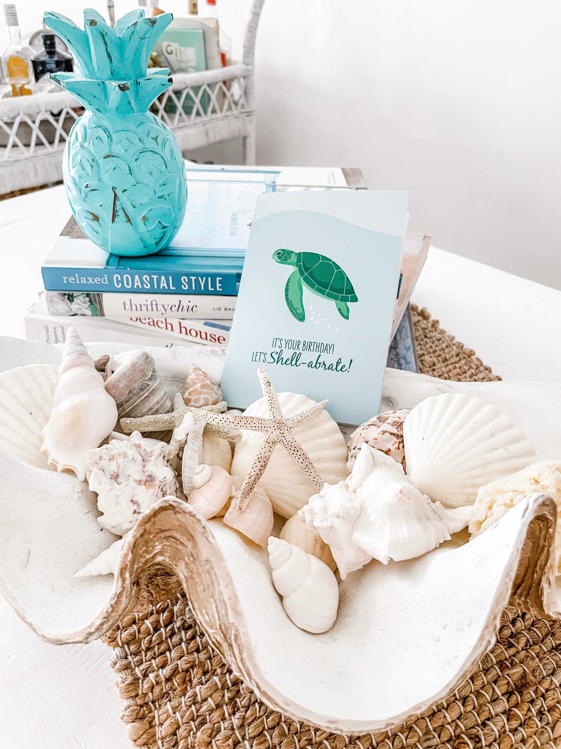 Birthday Card - Green TurtleThis funny Green Turtle Birthday greeting card with envelope is the perfect way to send an ocean lover some Birthday love.
BUILD YOUR OWN BUNDLE OF 10 CARDS FOR ONLYGreeting CardsSailfish Creative