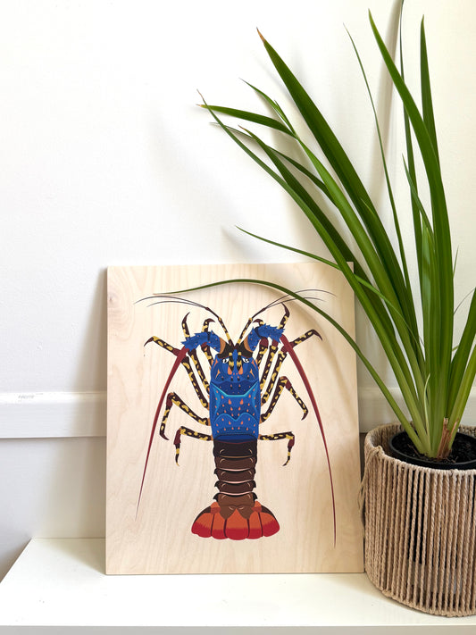 Wood Wall Art - Painted Cray
