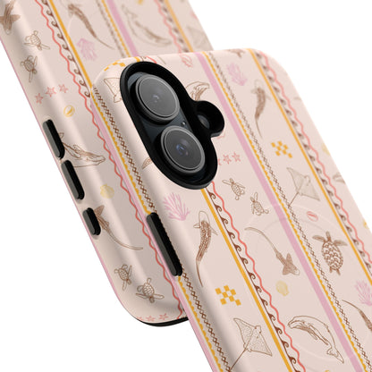 iPhone MagSafe Tough Phone Case - Candy Stripes