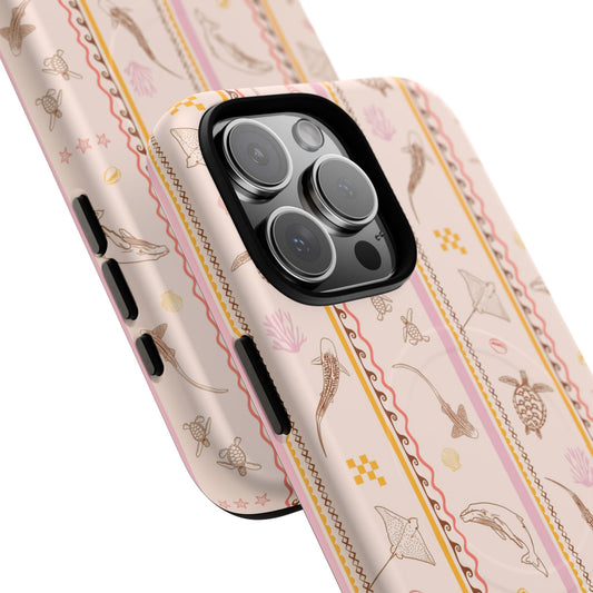 iPhone MagSafe Tough Phone Case - Candy Stripes